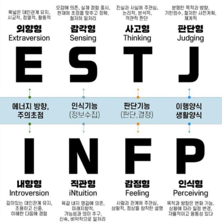 MBTI 지능 순위